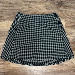 Plaid Mini Skirt
